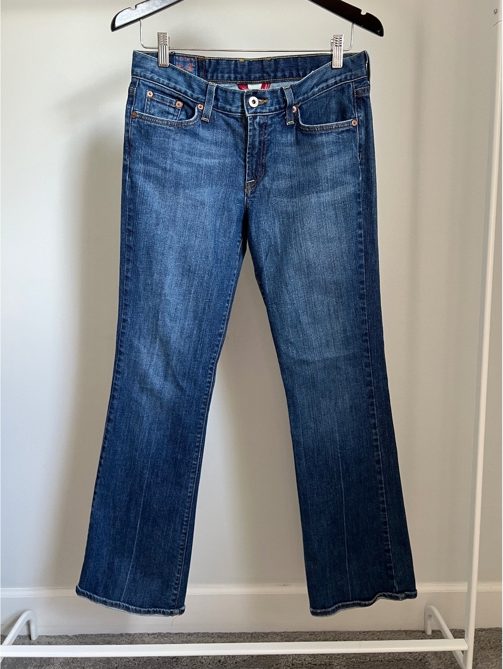 Lucky Brand Sweet N Low Women’s Jeans Size 6/28 Blue Bootcut Stretch Made USA
